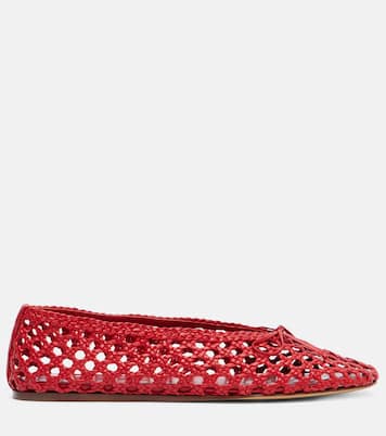 Regency woven leather ballet flats | Le Monde Béryl