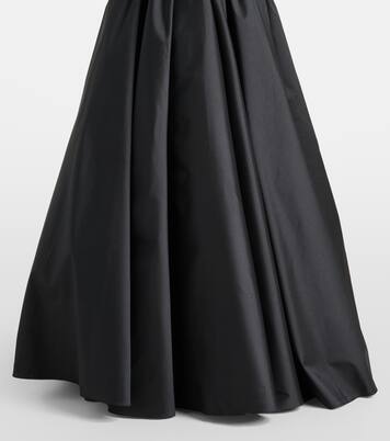 Strapless mikado and taffeta gown | Marmar Halim
