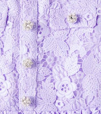 Embellished lace dress | Self-Portrait Kids