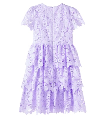 Embellished lace dress | Self-Portrait Kids