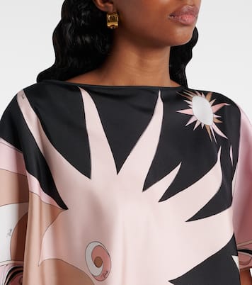 Caftán Iride de seda | Pucci