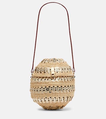 Schultertasche 1969 aus Raffiabast | Rabanne