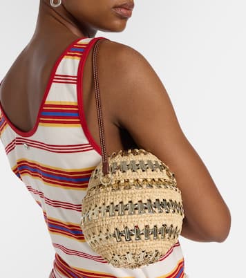 Schultertasche 1969 aus Raffiabast | Rabanne