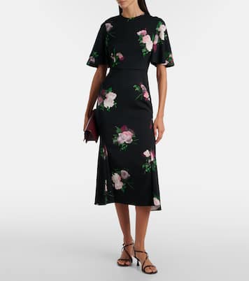 Bedrucktes Midikleid | Erdem