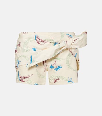 Shorts in cotone con stampa | Rabanne