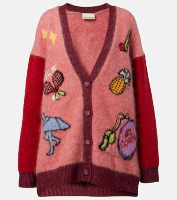 Court embroidered wool-blend cardigan | Alémais