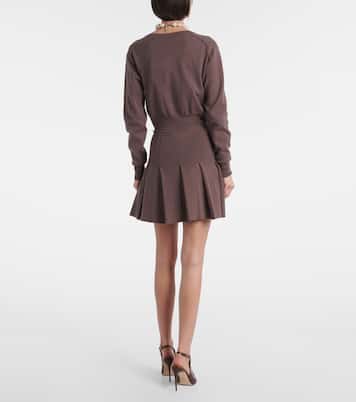 Mini-jupe Bea Kilt en coton et cachemire | Vivienne Westwood