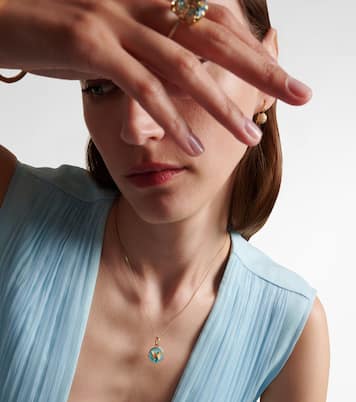 Colgante Reverie Petite de oro de 18 ct con cerámica y diamantes | FoundRae