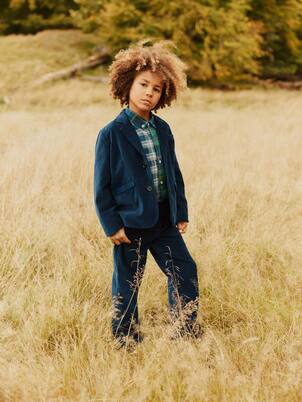 Hieronymus cotton velvet blazer  | Molo