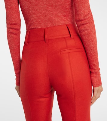 Pantaloni flared Rhein in lana e cashmere | Gabriela Hearst