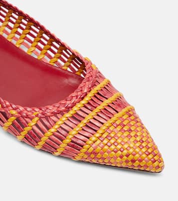Aurora woven leather ballet flats | Gabriela Hearst