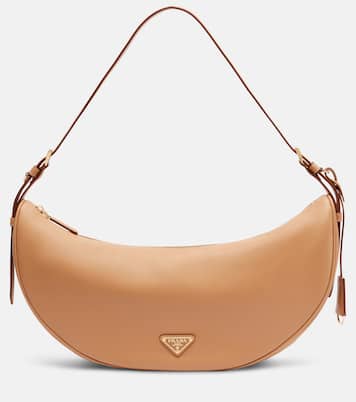 Sac Prada Demi-Lune Large en cuir | Prada