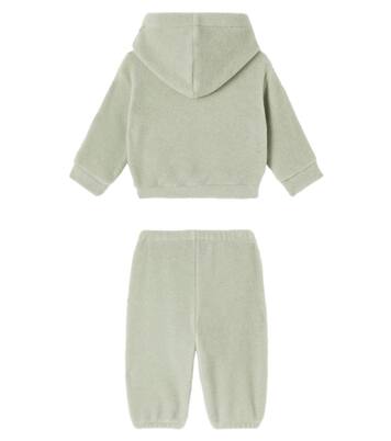 Baby embroidered hoodie and sweatpants set | Il Gufo
