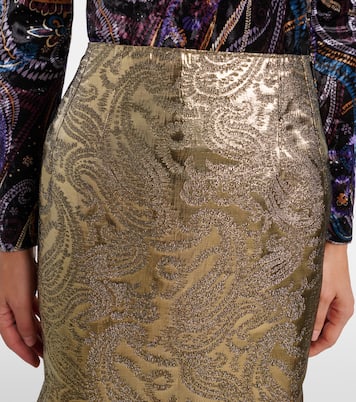 Paisley brocade midi skirt | Etro