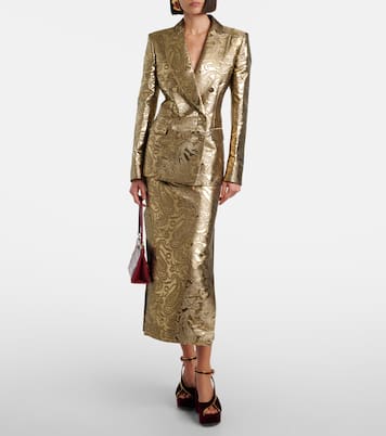 Paisley brocade midi skirt | Etro