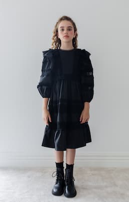 Vestido de algodón con encaje | Petite Amalie  