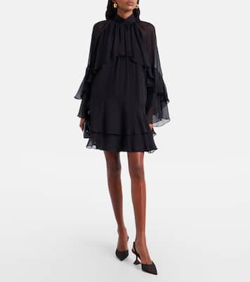 Holli 70 point d'esprit slingback pumps | Amina Muaddi