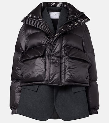 Daunenjacke aus Wolle | Sacai
