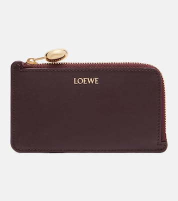 Pebble leather card holder | Loewe