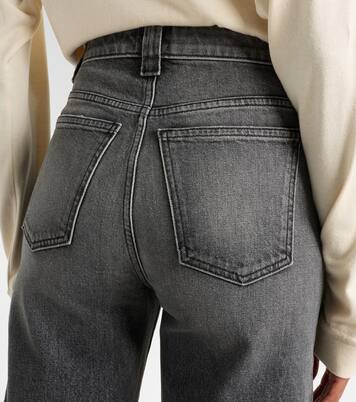 Jeans anchos Dane de tiro alto | Khaite