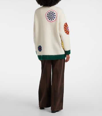 Cardigan mit Häkelstrick | Alémais