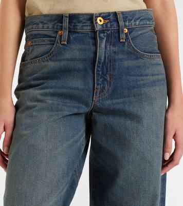 Tess faded wide-leg jeans | Slvrlake