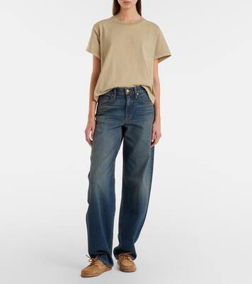 Tess faded wide-leg jeans | Slvrlake