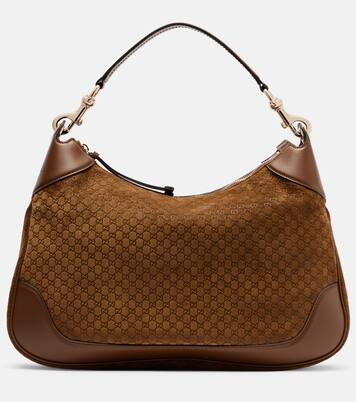 Bolso al hombro Gucci B Medium de ante | Gucci