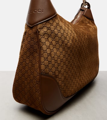 Bolso al hombro Gucci B Medium de ante | Gucci