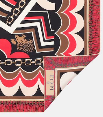 Printed silk twill scarf | Pucci