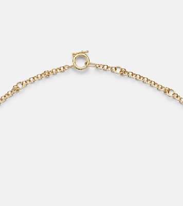 Gravity Arc 18kt gold necklace with diamonds | Spinelli Kilcollin
