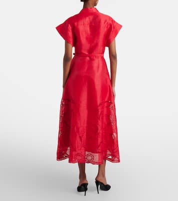 Midikleid Aubrey aus Canvas | Leo Lin