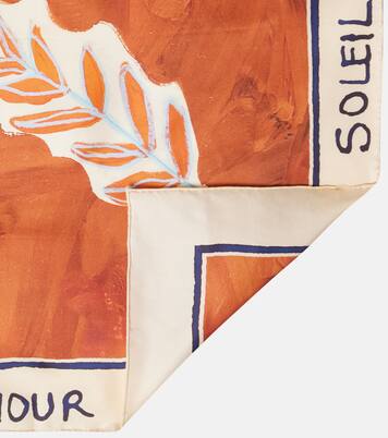 Soleil D'Amour silk scarf | Alémais