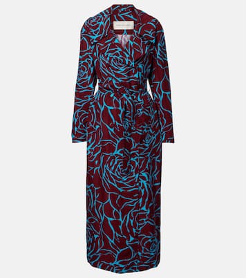 Bedruckter Mantel aus Twill | Dries Van Noten
