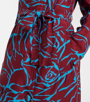 Bedruckter Mantel aus Twill | Dries Van Noten