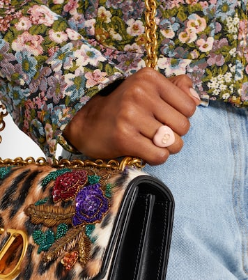 Ring Cœur Royal VLogo mit Emaille | Valentino