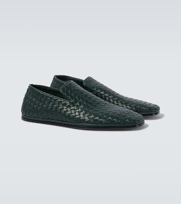 Mocassins Palazzo en cuir Intrecciato | Bottega Veneta