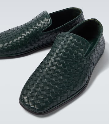Mocassins Palazzo en cuir Intrecciato | Bottega Veneta