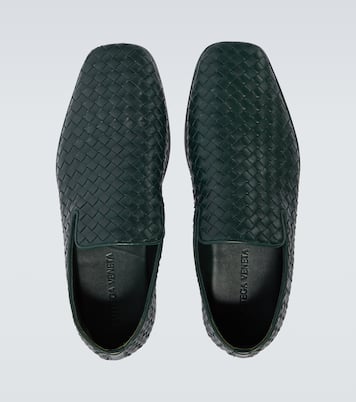 Mocassins Palazzo en cuir Intrecciato | Bottega Veneta