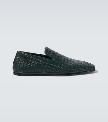 Mocassins Palazzo en cuir Intrecciato | Bottega Veneta
