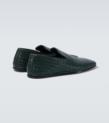 Mocassins Palazzo en cuir Intrecciato | Bottega Veneta