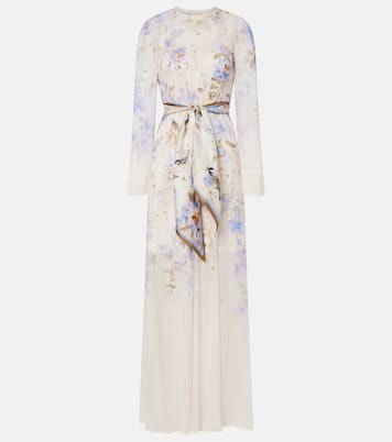 Luna belted floral maxi dress | Zimmermann