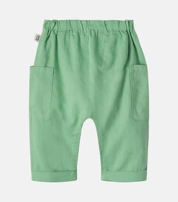 Baby Evan linen and cotton pants | Cozmo