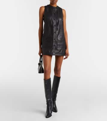 Leather shirt dress | Frame