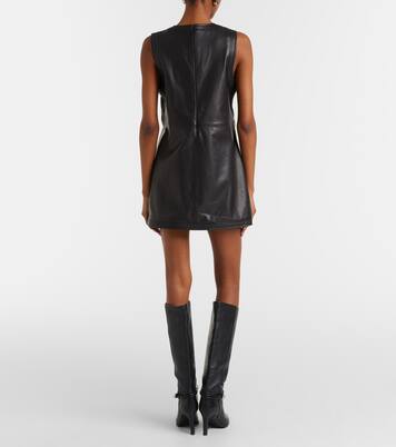Leather shirt dress | Frame