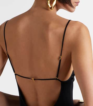 Cassandre jersey midi dress | Saint Laurent