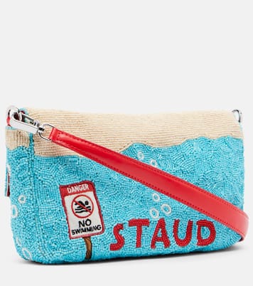 Tommy beaded shoulder bag | Staud