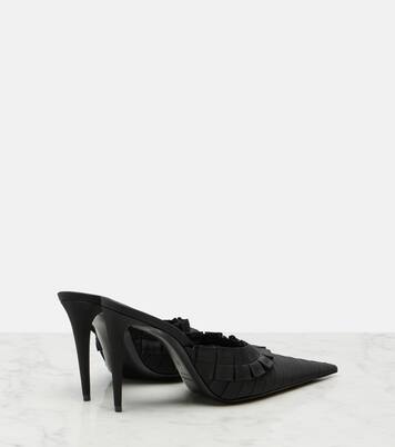 Mules Madeleine aus Taft | Saint Laurent