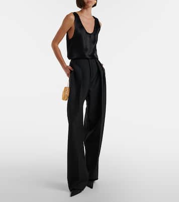 Mules Madeleine aus Taft | Saint Laurent