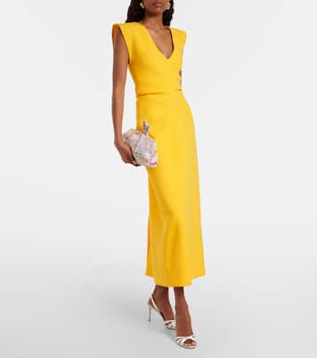 Bowtie tweed clutch | Aquazzura